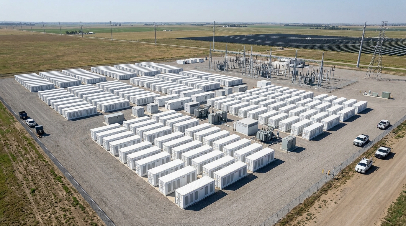 Utility-scale battery energy storage installation